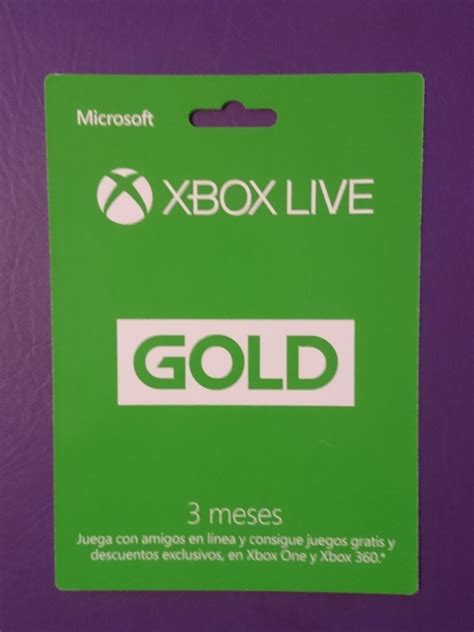 Membresía Xbox Live Gold 3 Meses Entrega Inmediata 27900 En