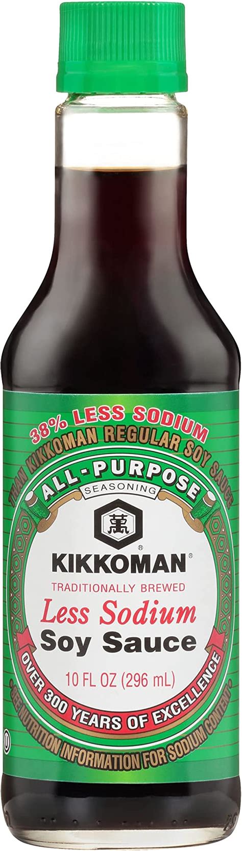 Kikkoman Less Sodium Soy Sauce All Purpose Seasoning Traditionally