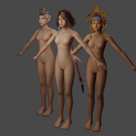 FFX2 Hidden Nude Models In Game Data By Agensonik On DeviantArt
