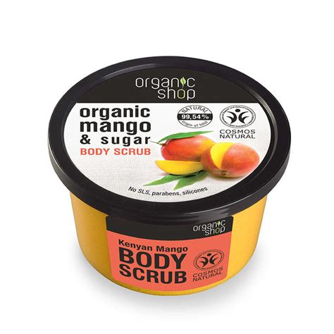Organic Shop Body Scrub Organic Mango And Sugar Nourished Life Australia