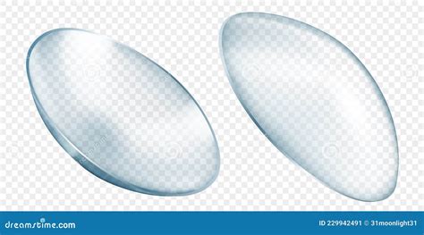 Realistic Contact Lenses Stock Vector Illustration Of Clean
