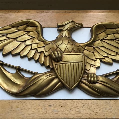 wall hangings vintage 1960s brass sexton american eagle metal wall hanging wall decor home
