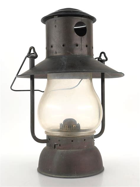 Lot Vintage Scott The New Vigilant Railroad Lamp