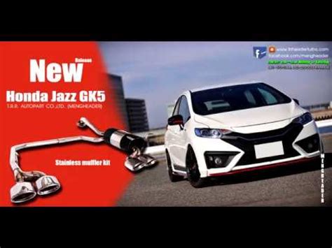 The new buddy club spec racing titanium axle back exhaust for the 2015+ honda fit gk5 full titanium material with 51mm piping to its 115mm exhaust cannister to its exiting tail pipe of 76mm for smoother exhaust flow. HONDA JAZZ GK5 FULL Exhaust System DYNO By MENGHEADER ...