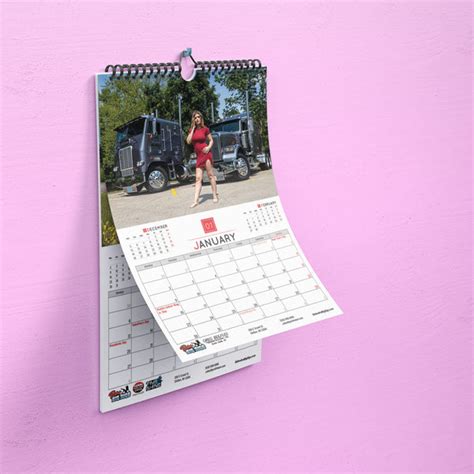 Babes And Big Rigs Calendar 2023