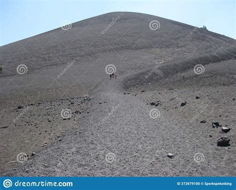 Ascending Cinder Cone Nature Trail Lassen Volcanic National Park Stock