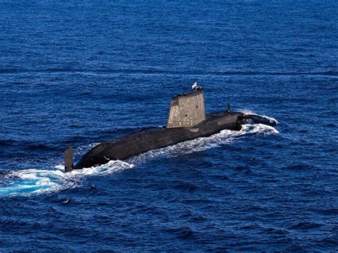 Uk Royal Navys Fifth Astute Class Submarine Conducts First Trim Dive