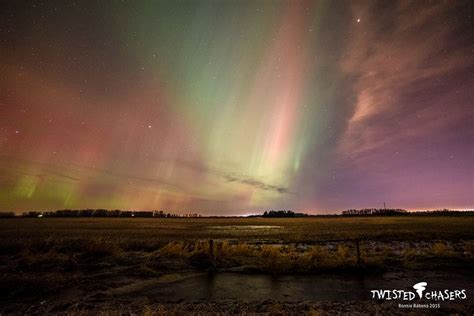 Northern Lights South Of Bentley Ab March 17 2015 Northern
