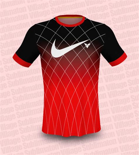 Hey Check This Red And Black Nike Soccer Jersey Design Rs15000