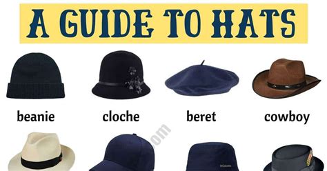 Types Of Hats Following Is A List Of Hat Styles With Useful Examples