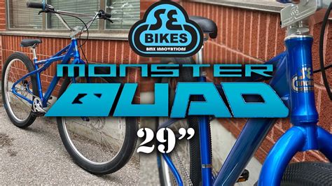 2021 Se Bikes Monster Quad 29 Cruiser Bmx Unboxing Harvester Bikes