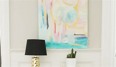 Diy Abstract Art Painting Anyone Can Be An Artist