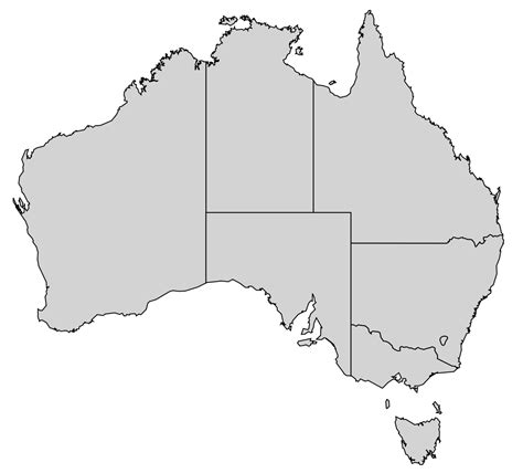 Fileaustralia Map States Simplesvg Clipart Best Clipart Best Images