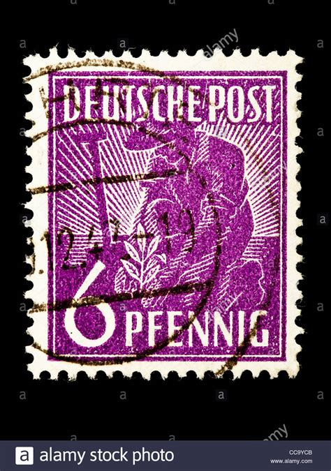 Deutsche post und dhl führen die mobile. Briefmarken Deutsche Post 1947