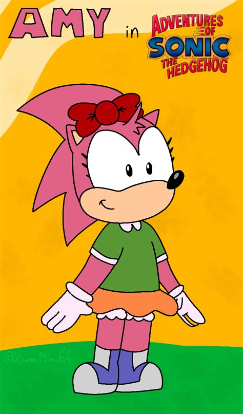 Amy Rose In Adventures Of Sonic The Hedgehog By Supermiles64 On Newgrounds