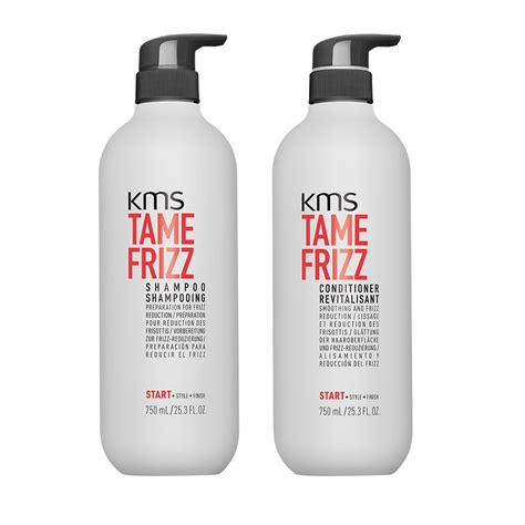 Kms California Tame Frizz Shampoo And Conditioner For Frizzy Tangled