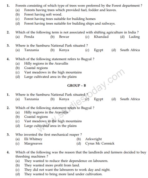Cbse Class 9 Social Science Revision Question Paper Set N