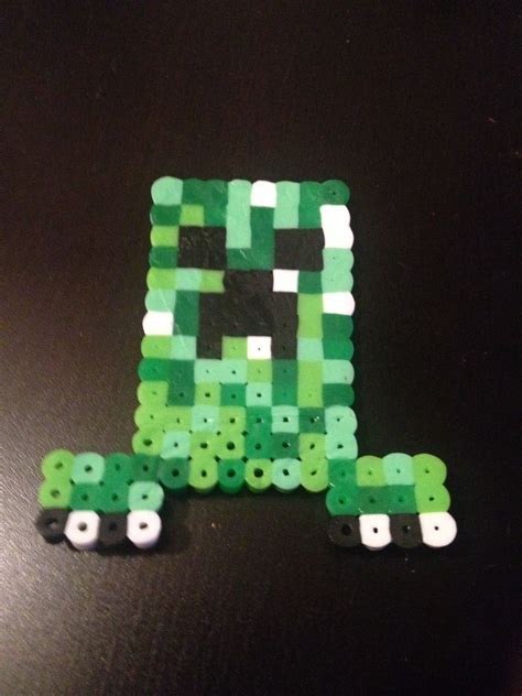 Creeper Perler Beads Minecraft Perler Creepers Perler Beads Mario