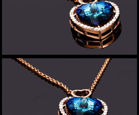 Cde Wholesale Accessories Jewelry Jewelries Crystal Rainbow Sapphire Unique Sex Girl Necklace
