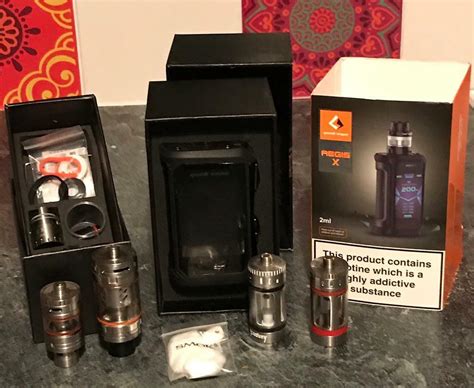 Geek Vapez Regis X Full Kit With 2 Full 100ml Bottles In Alton