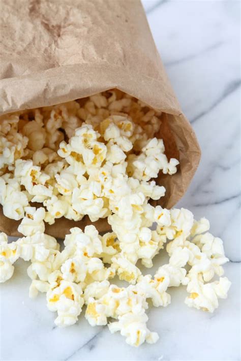 Homemade Microwave Popcorn Food Fanatic