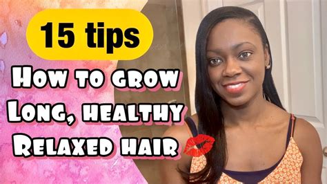 Nourish your hair back to health with these 5 secrets to growing out black hair! How to Grow Long Healthy Relaxed Hair | Detailed Video | # ...