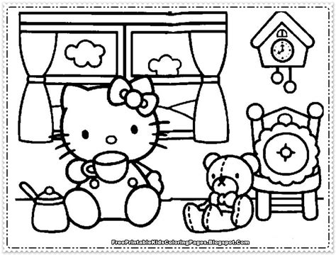 Hello Kitty Coloring Pages For Girls - Free Printable Kids Coloring Pages