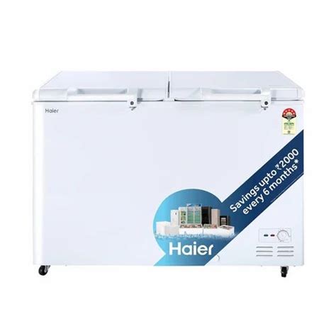 Haier Hfc Dm Double Door Hard Top Deep Freezer Convertible Capacity