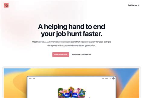 SidekicAI - A Helping Hand to End Your Job Hunt Faster. A Job