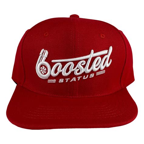 Boosted Status Snapback Hat Og Red