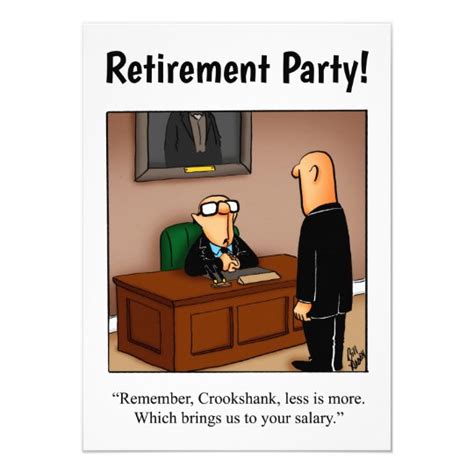 Funny Retirement Party Invitations Uk