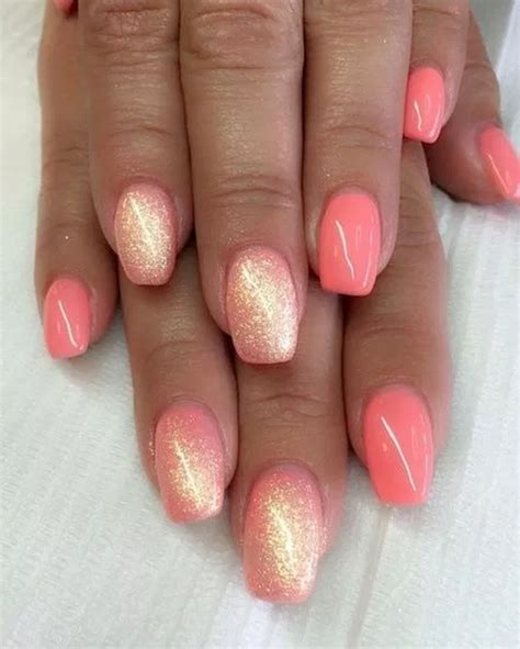 Beautiful And Amazing Nail Art For Summer 12 Litledress Coral Nails