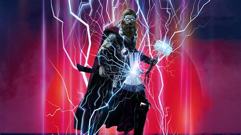 Avengers Endgame Thor Stormbreaker Hammer Lightning K