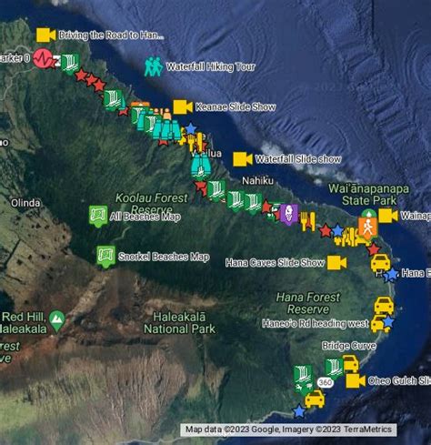 Road To Hana Interactive Mile Marker Map