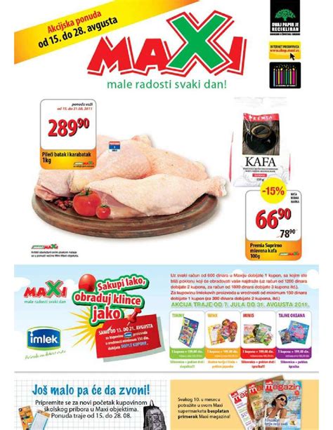 Maxi Akcija Katalog 1508 28082011 By Issuu