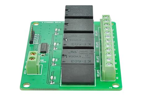 4 Channel Ttl Compatible Relay Controller Board Numato Lab