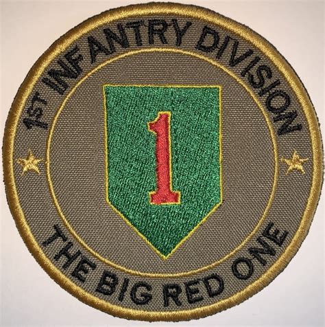 Us Army Ocp 1st Infantry Division The Big Red One Patch