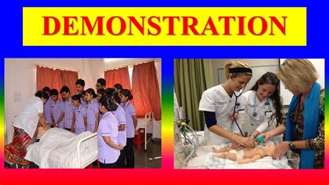 DEMONSTRATION Method Of Teaching Nursing Education YouTube