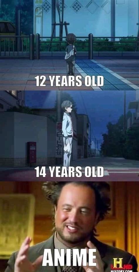Puberty Is Such A Weird Thing In Anime YEARS OLD YEARS OLD ANIME IFunny