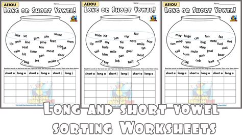 Short Vowels Sorting Worksheets Worksheetscity