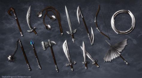 Weapons Of Alfsigr Commission Batch By Shadowdragon22 On Deviantart