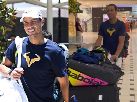 Watch Rafael Nadal Touches Down In Brisbane Amid High Buzz Around His