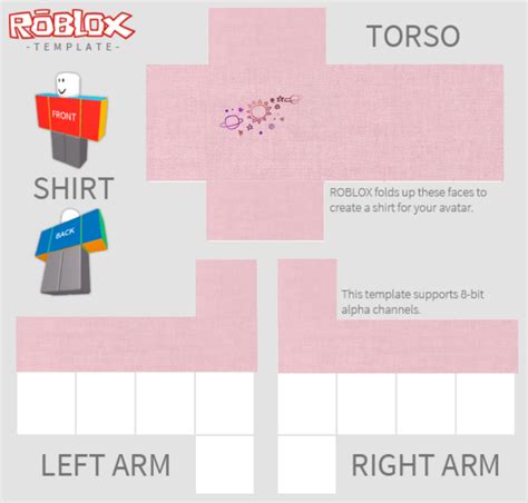 The Roblox T Shirt Info Sheet