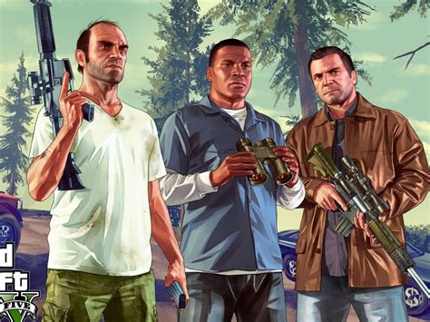 Grand Theft Auto 5 Game Wallpaper Wallpaper Download 1400x1050