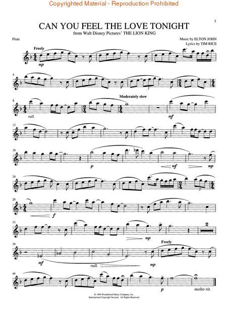 Disney Movie Magic Flute Sheet Music By Various Sheet