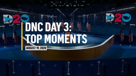 Top Moments 2020 Democratic National Convention Day 3 Nbc Los Angeles