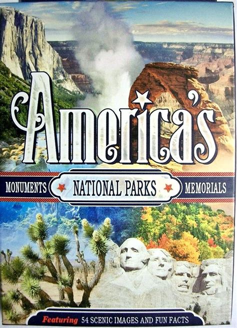 Americas National Parks Monuments And Memorials Playing Card Deck