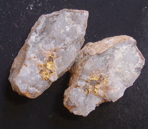 Raw Gold In Quartz Minerals And Gemstones Raw Gemstones Rocks And