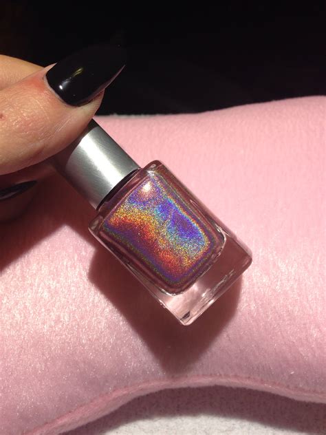 5 out of 5 stars. Holographic pink | Nails, Nail polish, Pink