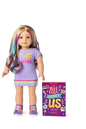 American Girl Truly Me 18 Inch Doll 110 With Light Blue Eyes Wavy Blonde Hair With Purple And